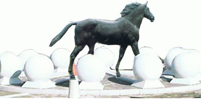 The Chamossaire Horse Bronze
